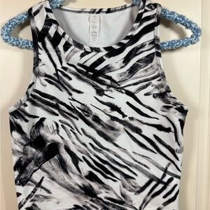 Balance Collection Monochrome Brushstroke Tank Top